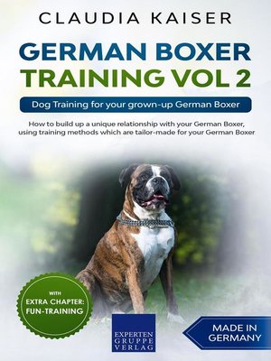 cover image of German Boxer Training Vol 2